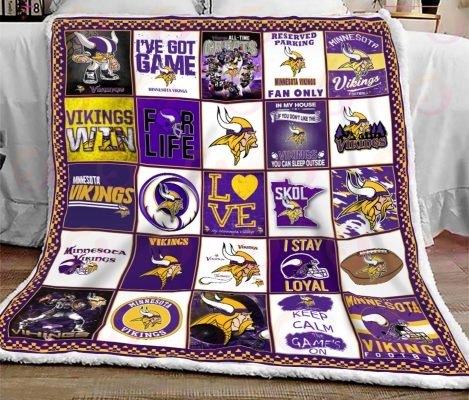 NFL Minnesota Vikings Fleece Blanket