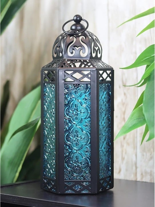 VELA LANTERNS Moroccan Candle Lantern Decorative Candle Holder Lamp for Table or
