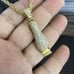 CZ Micro Pave Hair Clippers Pendant with Rope Chain