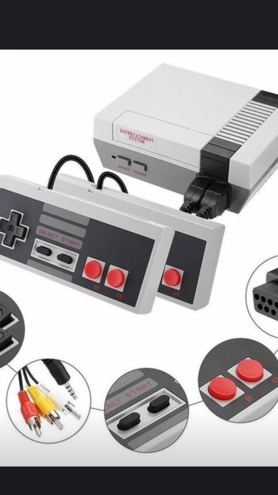 mini retro tv game console