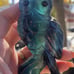 Beautiful blue/purple Fluorite Owl.
