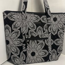 NWOT Vera Bradley Large Tote and Large Duffel Bag in Bandana Black and White