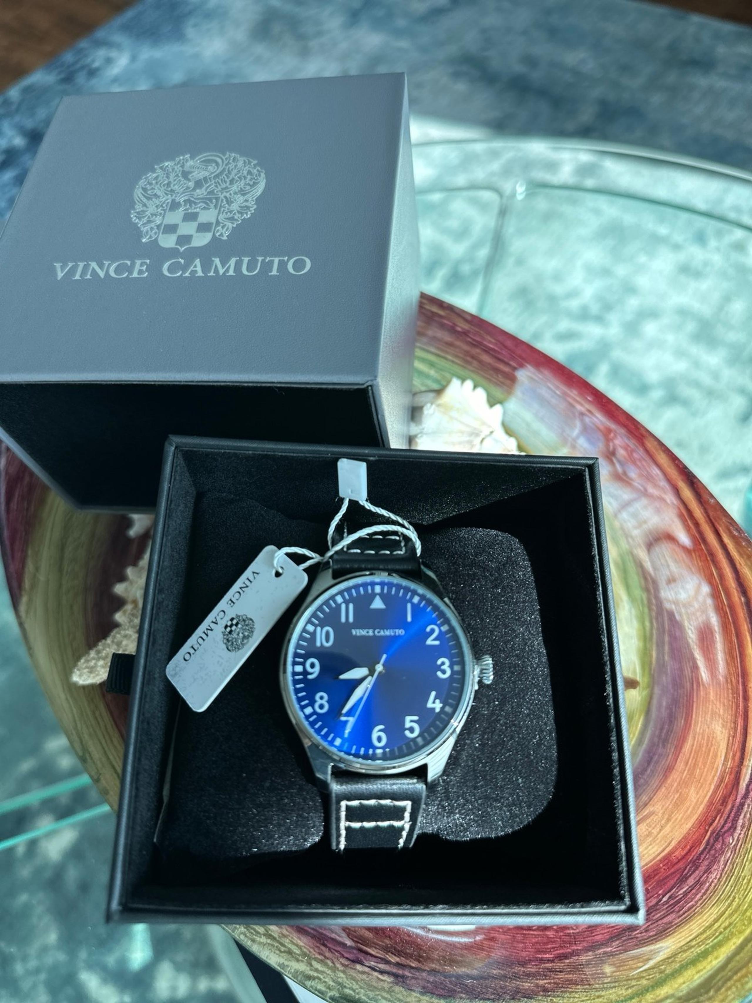 Vincent Camuto Men’s Watch Aldo Pilot NIB Msrp$160