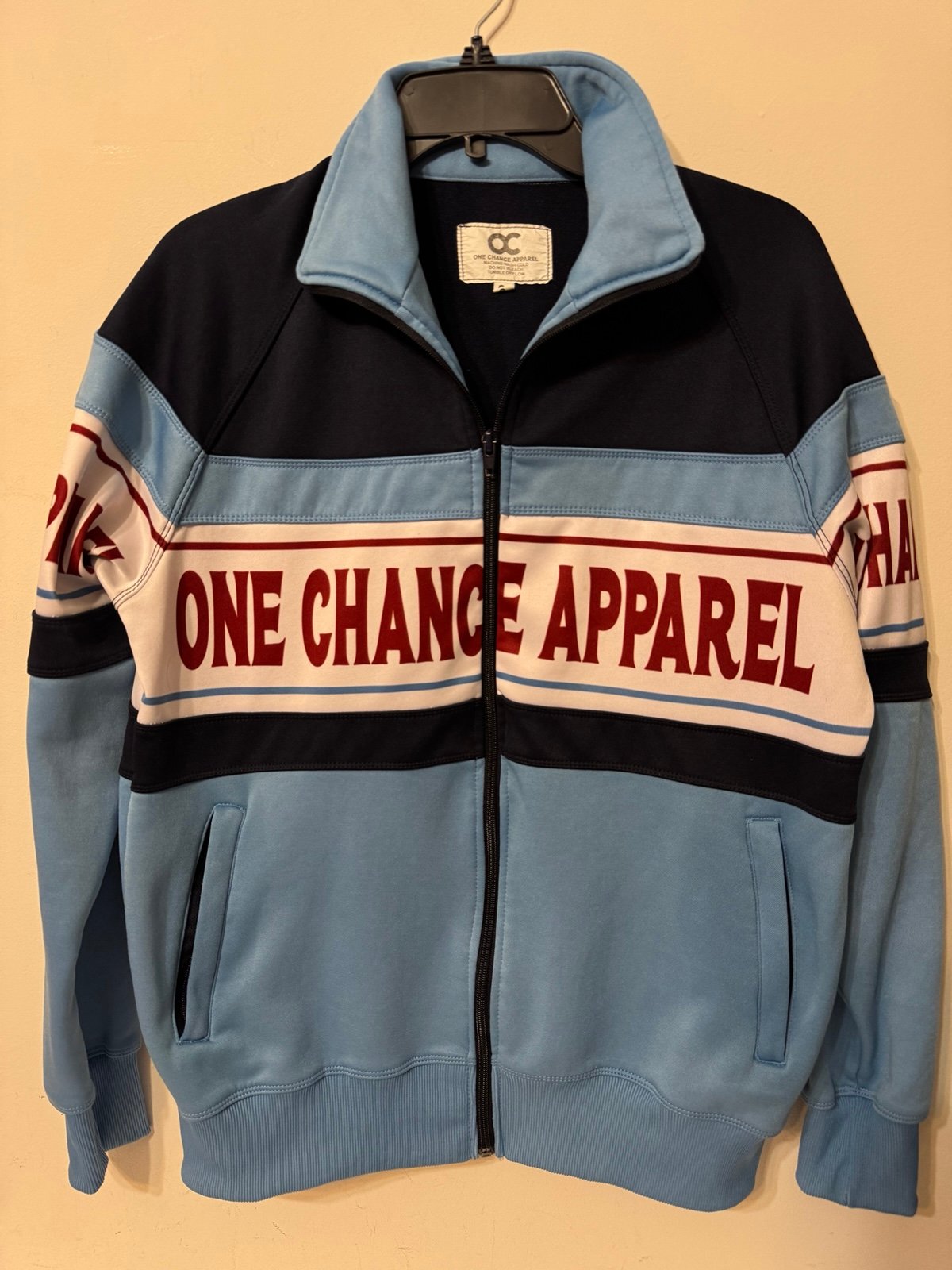 OC ONE CHANCE APPAREL TRACK JACKET small