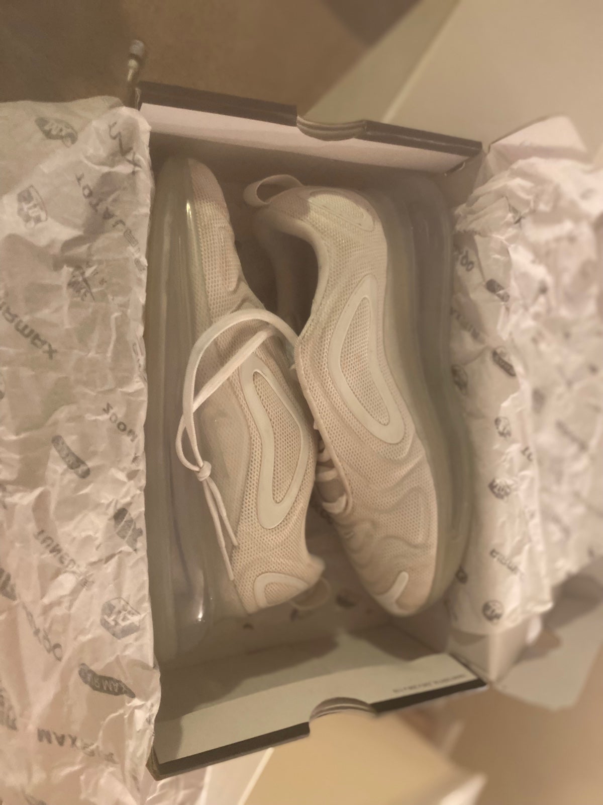 Nike Air Max 720 Shoes in Metallic Silver/Multicolor