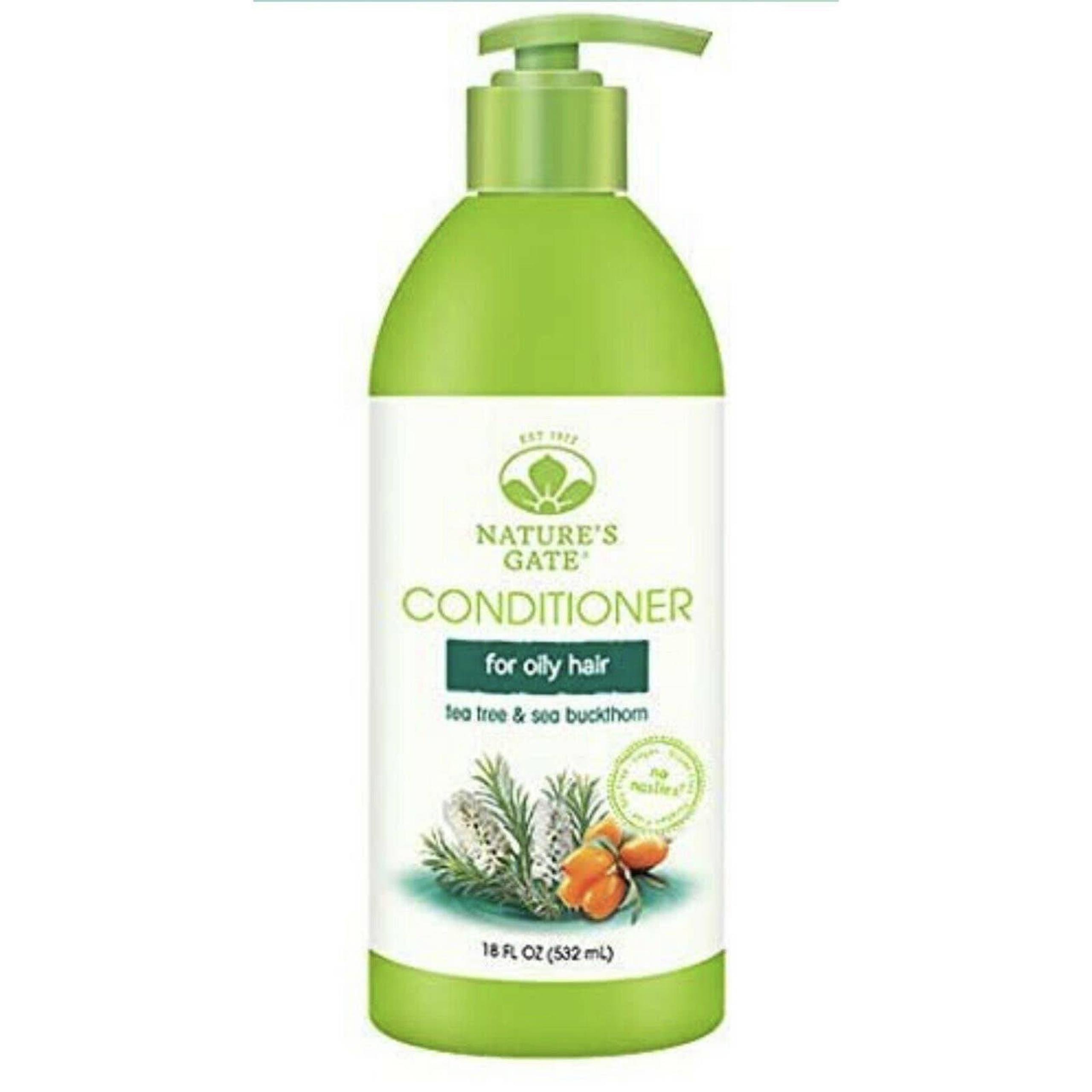Nature's Gate Tea Tree & Sea Buckthorn Conditioner Safflower Borage Jojoba Vegan