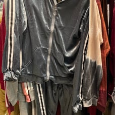 velour style tracksuit