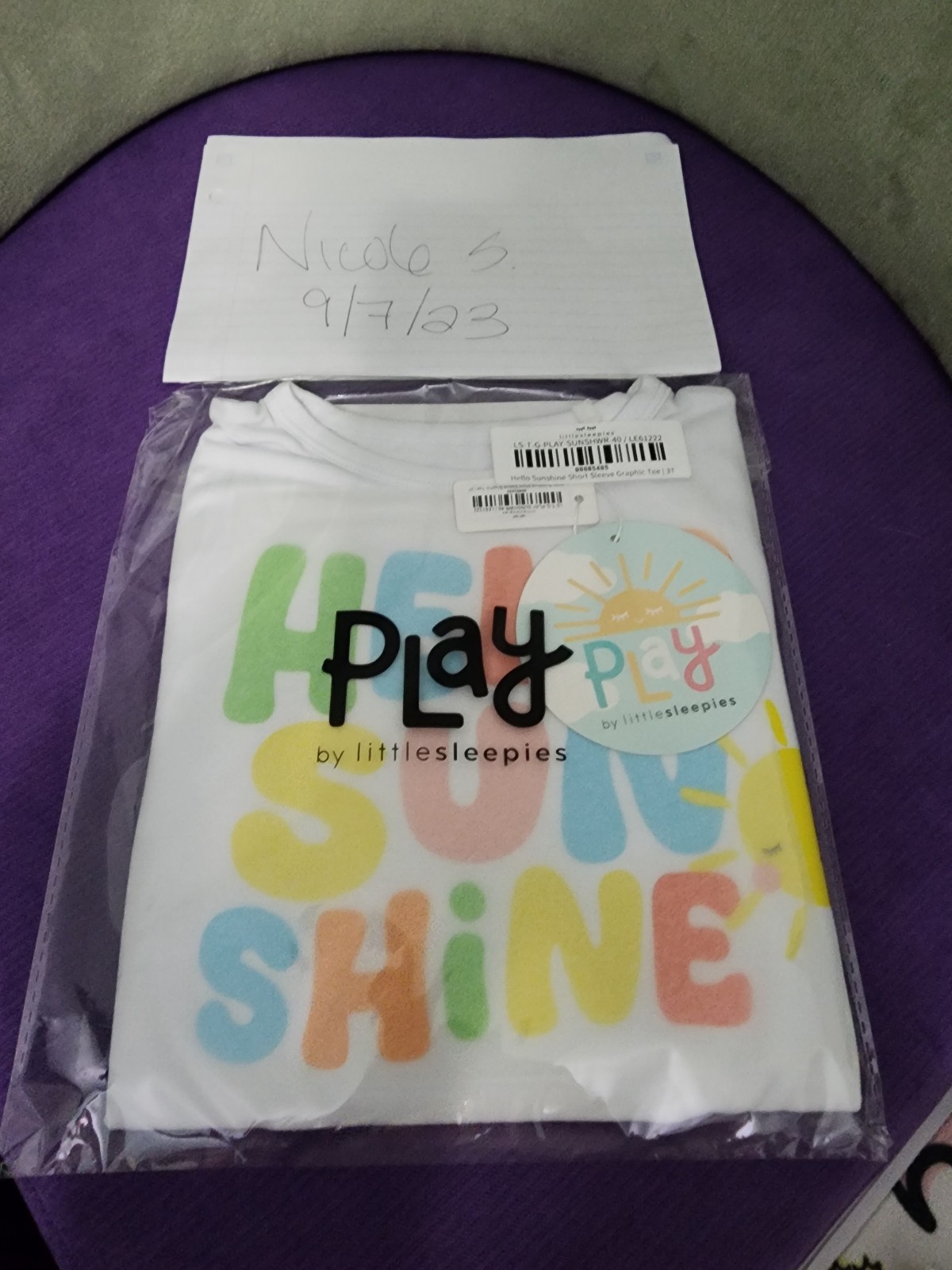 Little Sleepies Tee Shirt