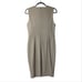 Calvin Klein Women's Faux Wrap Sheath Dress Tan Size 10