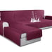 Sectional couch cover large Maroon