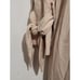 Club Monaco Shawl Collar Trench Coat Women Sz S Tan Designer Winter Workwear