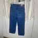 Levi’s Ribcage High Waist Straight Dark Blue Wash Wide Leg Straight Jeans