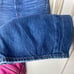 Levi’s Ribcage High Waist Straight Dark Blue Wash Wide Leg Straight Jeans