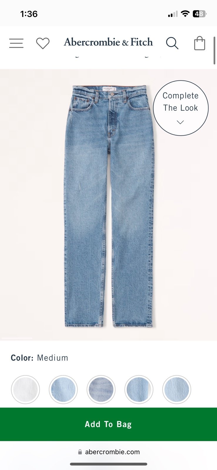 abercrombie jeans