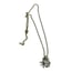 J. CREW Aurora Borealis Rhinestone Pendant 32 Long Necklace Gold Tone Chain