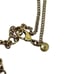 J. CREW Aurora Borealis Rhinestone Pendant 32 Long Necklace Gold Tone Chain
