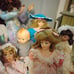 Musical porcelain dolls