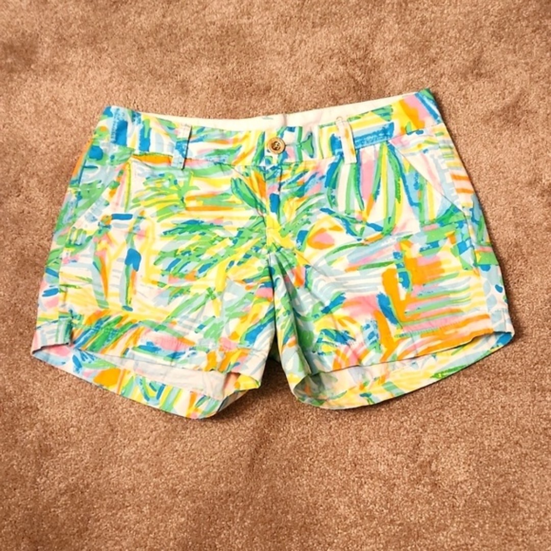 Lilly Pulitzer It's Always Summer Somewhere 5 Callahan Shorts Size 2