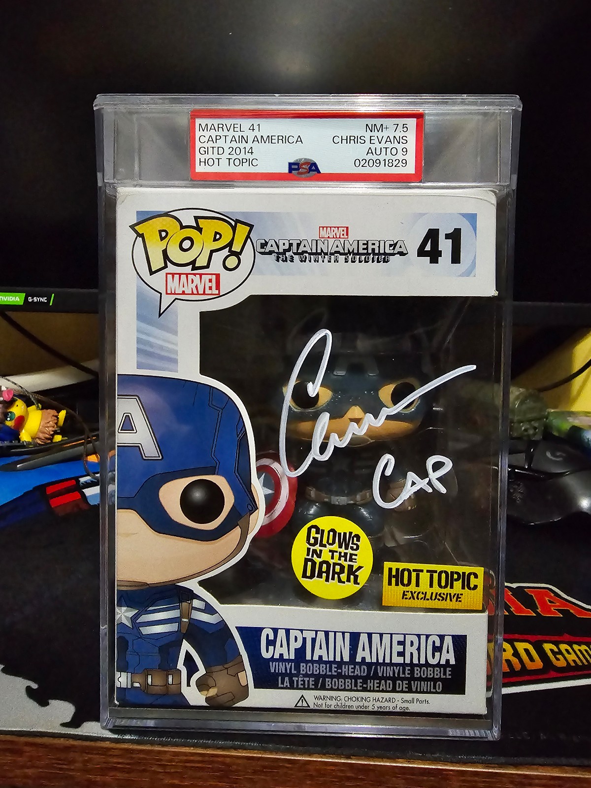 Chris Evans Signed Captain America