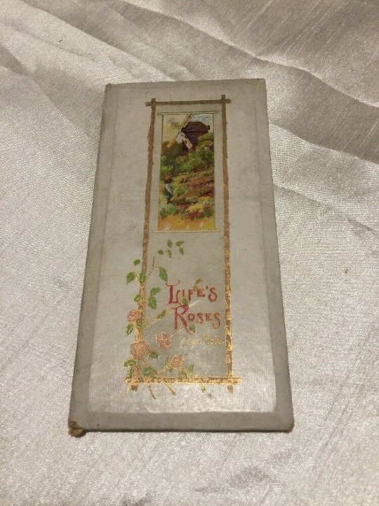 Antique Book Life's Roses 1910 Pocket