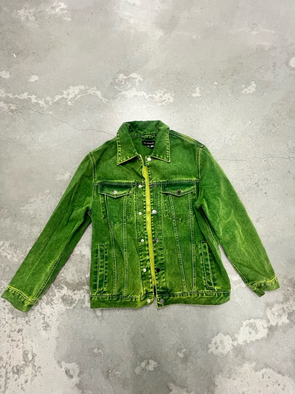 David Catalán Washed Basic Denim Jacket