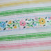 Vintage Sears Country Mixables Sunday Ribbons Full Size Fitted Sheet