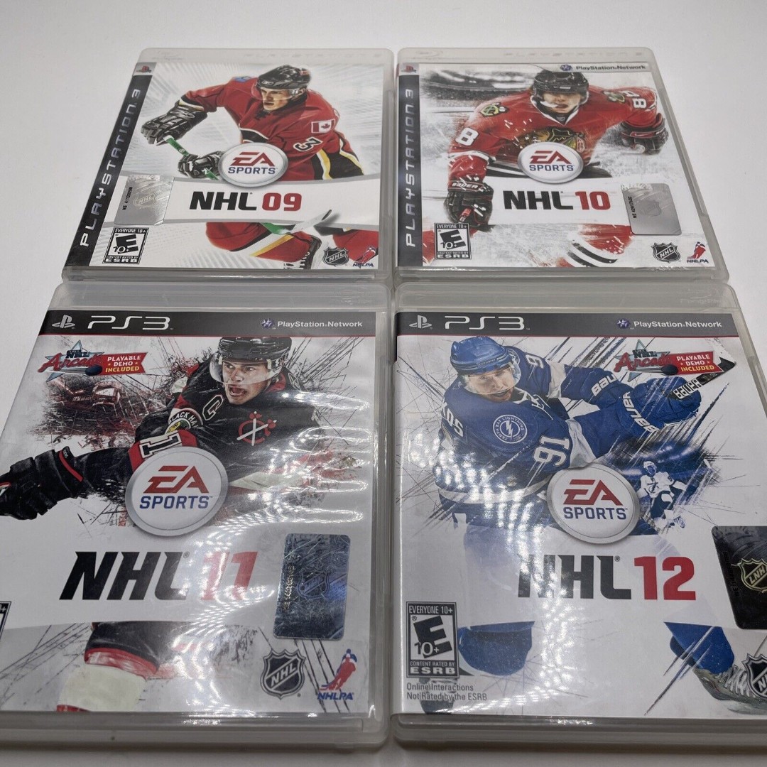 NHL 09 10 11 & 12 Bundle PlayStation 3 PS3!