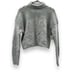 Free People Bradley Textured Popcorn Knit Turtleneck Sweater in Light Grey Sz XS