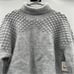 Free People Bradley Textured Popcorn Knit Turtleneck Sweater in Light Grey Sz XS