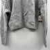 Free People Bradley Textured Popcorn Knit Turtleneck Sweater in Light Grey Sz XS