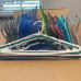 102 Plastic Hangers Assorted Colors
