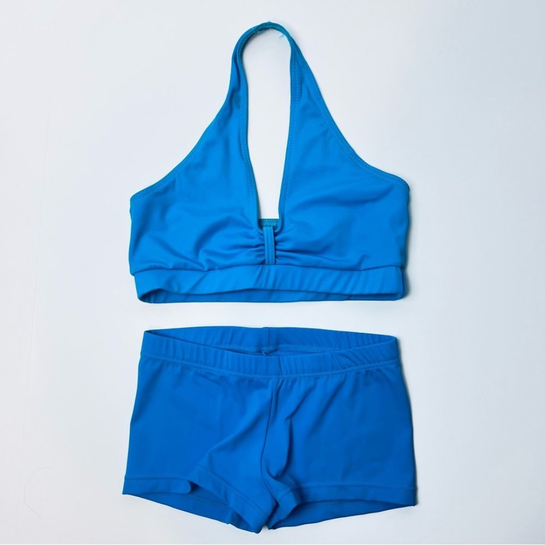 Balera Dancewear 2 Piece Set Peacock Blue Child M,L
