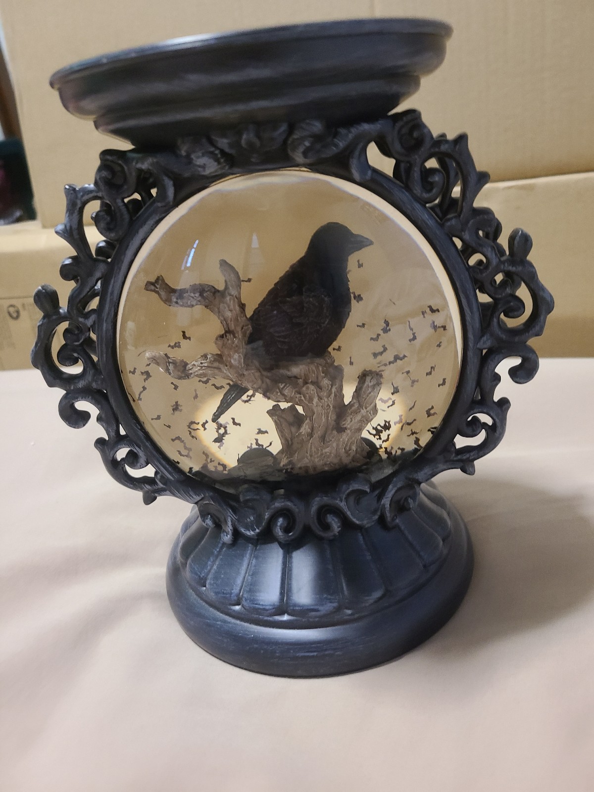 Raven bbw 3 wick candle holder halloween 2022 sold out