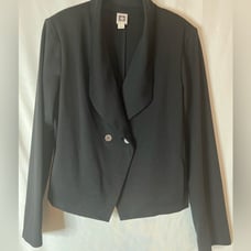Anne Klein Black Suit Jacket Women Large