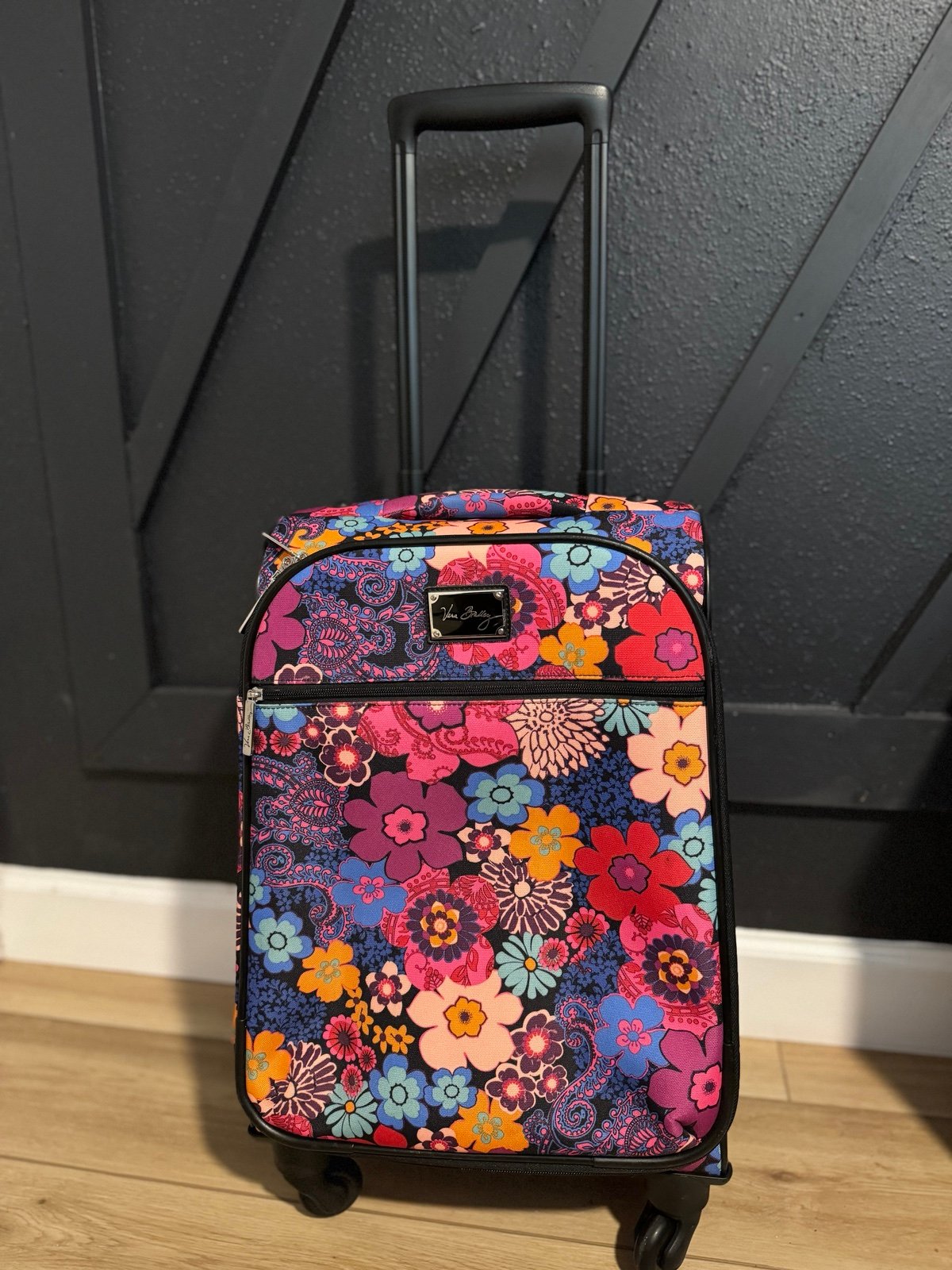floral suitcase
