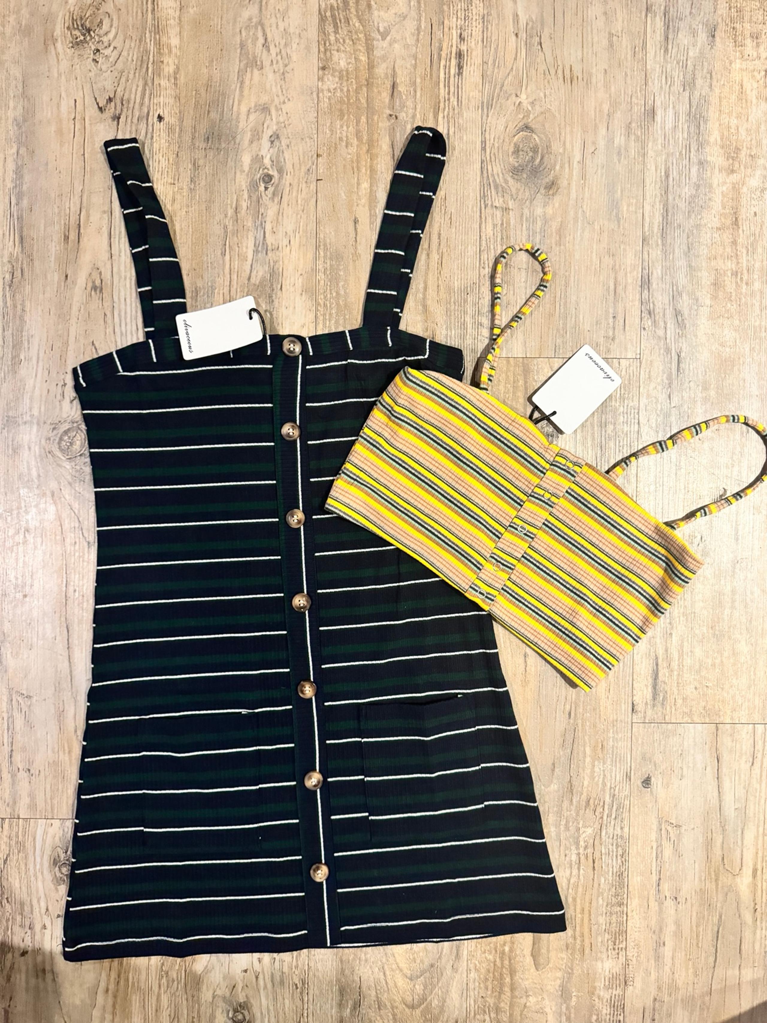 Olivaceous LA dress and crop top tank bundle