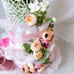 Flowers Diaper Cake, Basket of Flowers Cake
