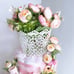 Flowers Diaper Cake, Basket of Flowers Cake