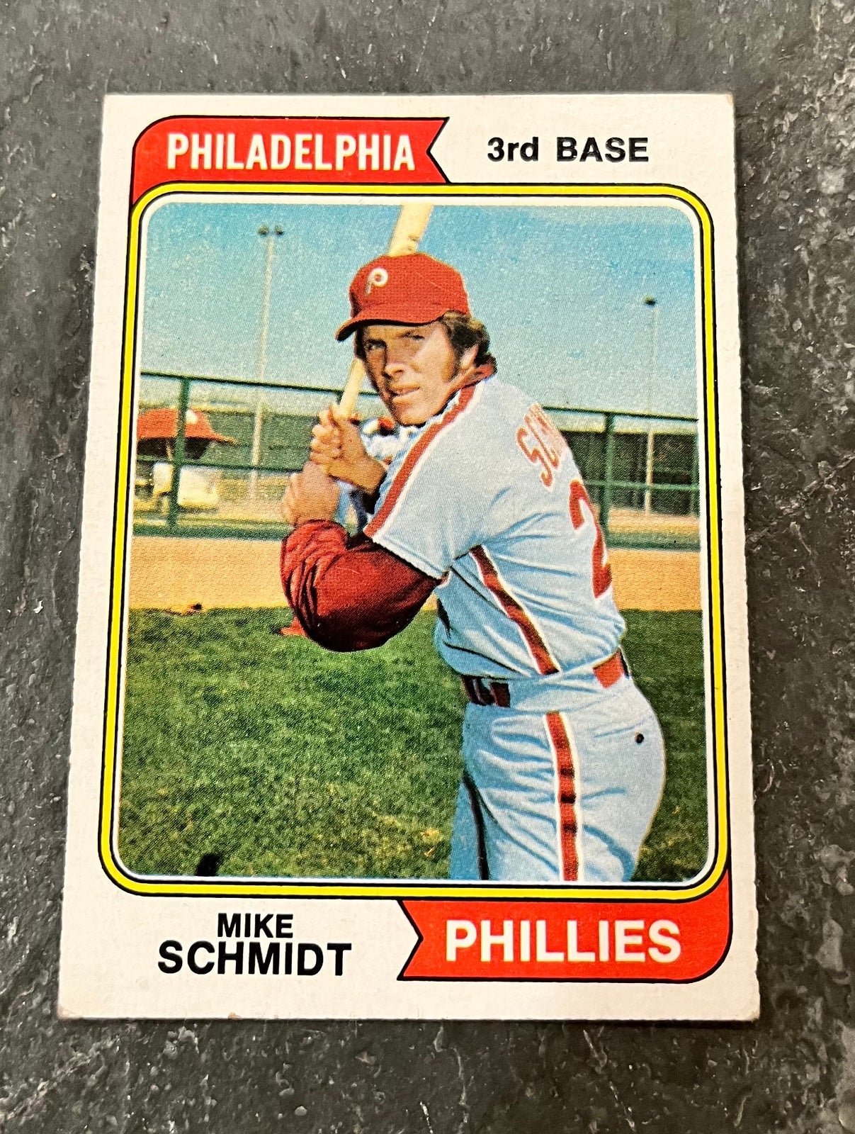 1974 Topps Mike Schmidt #283 Philadelphia Phillies Baseball Card HOF