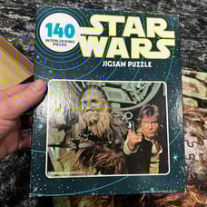 1977 Kenner Star Wars Jigsaw Puzzle Chewbacca Han Solo (140 Interlocking Pieces)