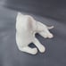 EC Vintage Bing and Grondahl Reclining White Cat Fine Porcelain Figurine #2504
