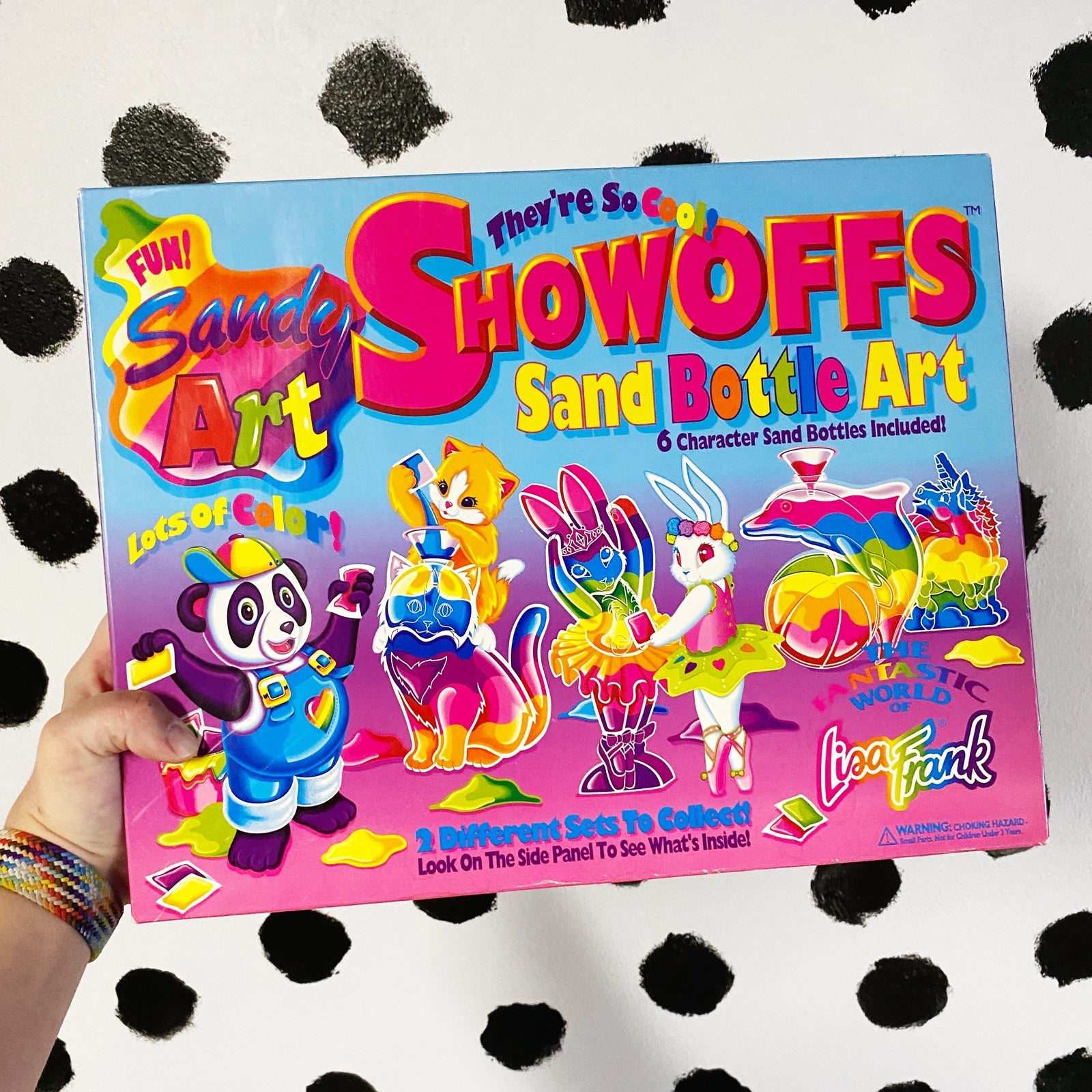 Vintage Lisa Frank Sand Bottle Art