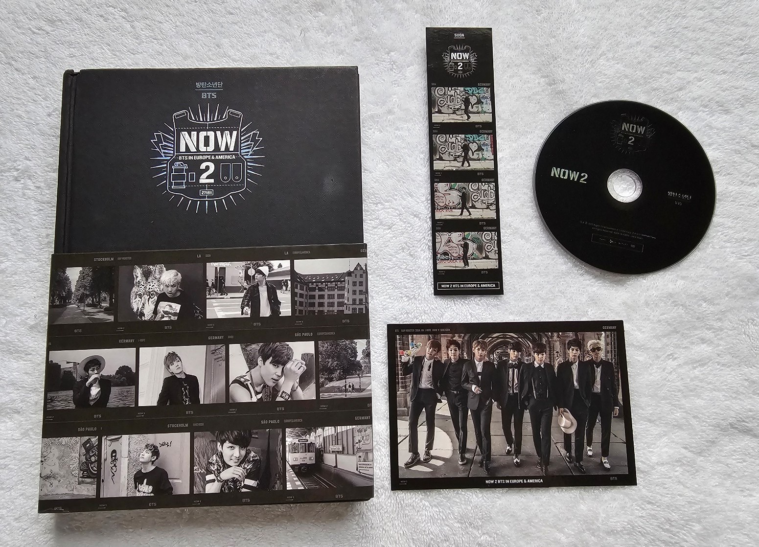 BTS Now 2 Europe and America with Suga Bookmark