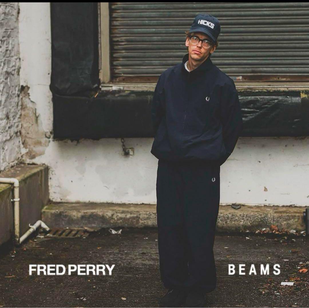 BEAMS FRED PERRY Exclusive Shell Jacket and Pants, Size L