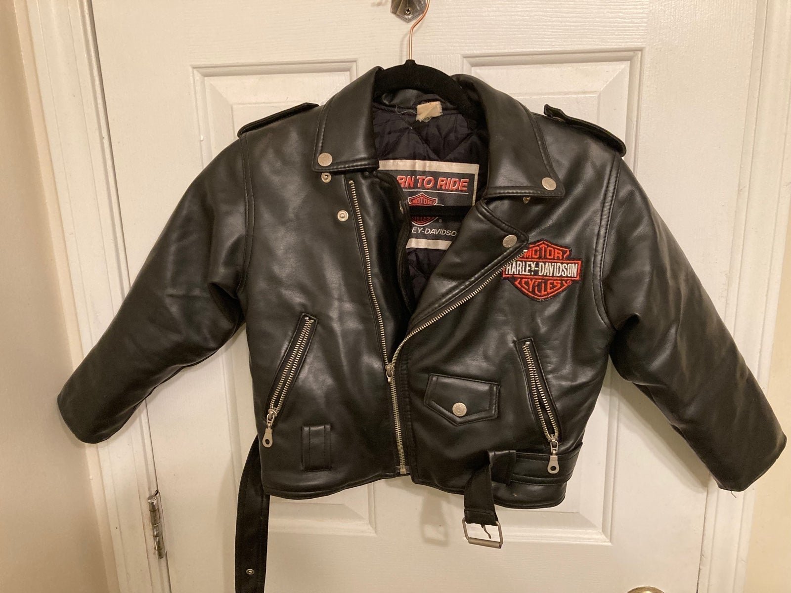 Boys Harley Davidson Collectors Jacket so he can be like his dad