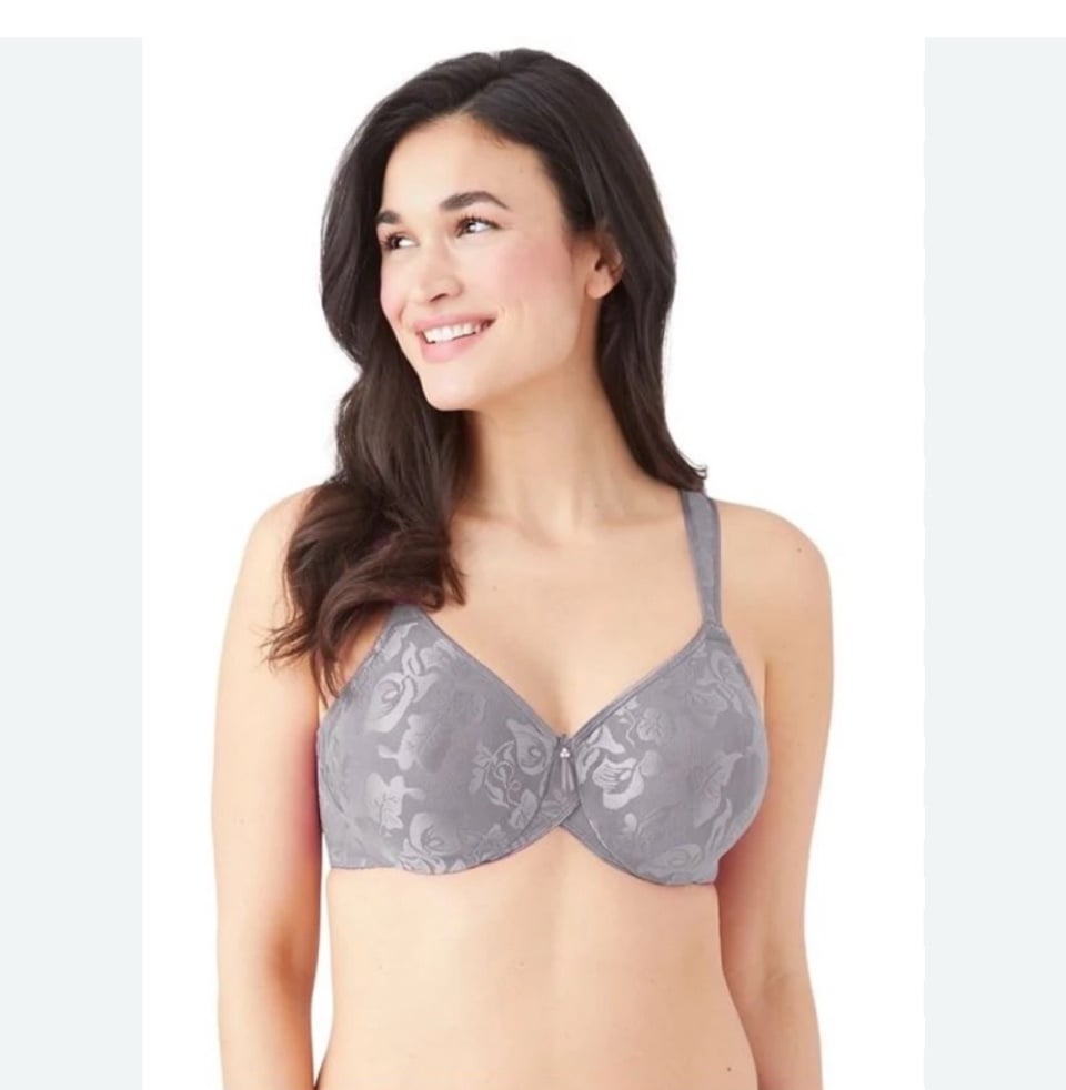 Wacoal 85567, Awareness Underwire Bra (Silver Sconce)