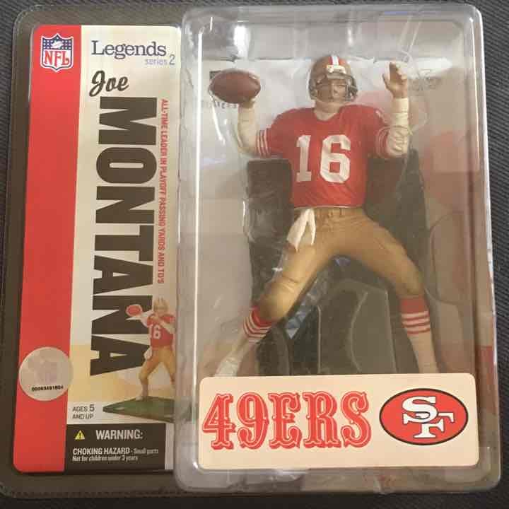 Joe Montana McFarlane Series2 Red Jersey