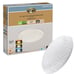 . HomeLightingFlush Mount Lights Hampton Bay 15 in. 22-Watt Sel