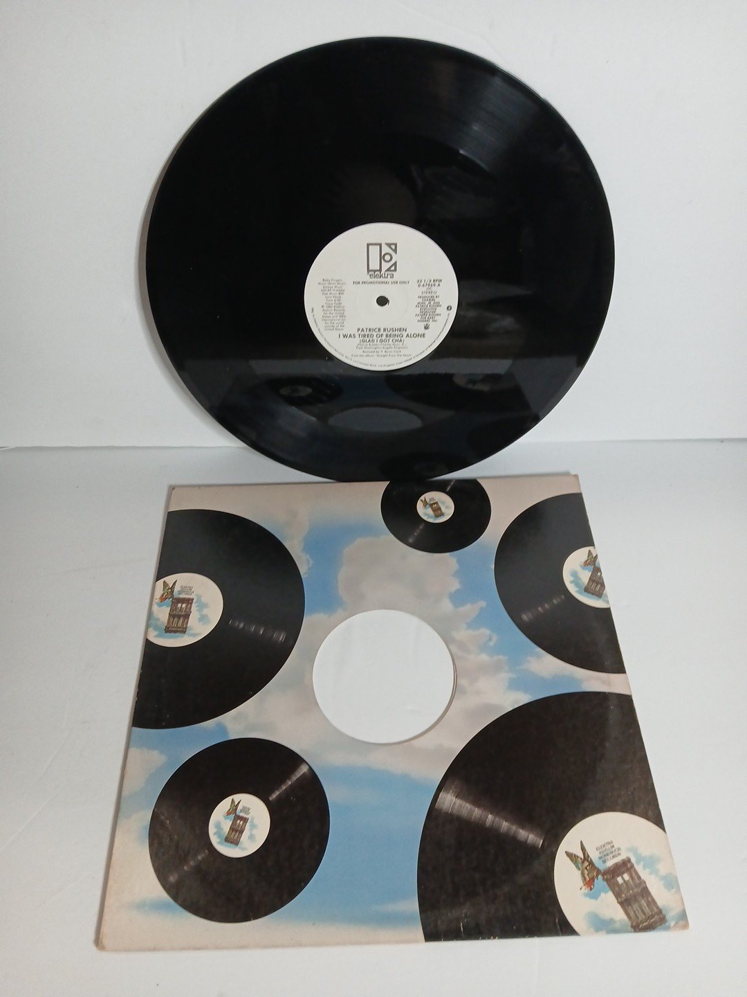 PATRICE RUSHEN - I WAS TIRED OF BEING ALONE - ELEKTRA WHITE LABEL PROMO 12 1982