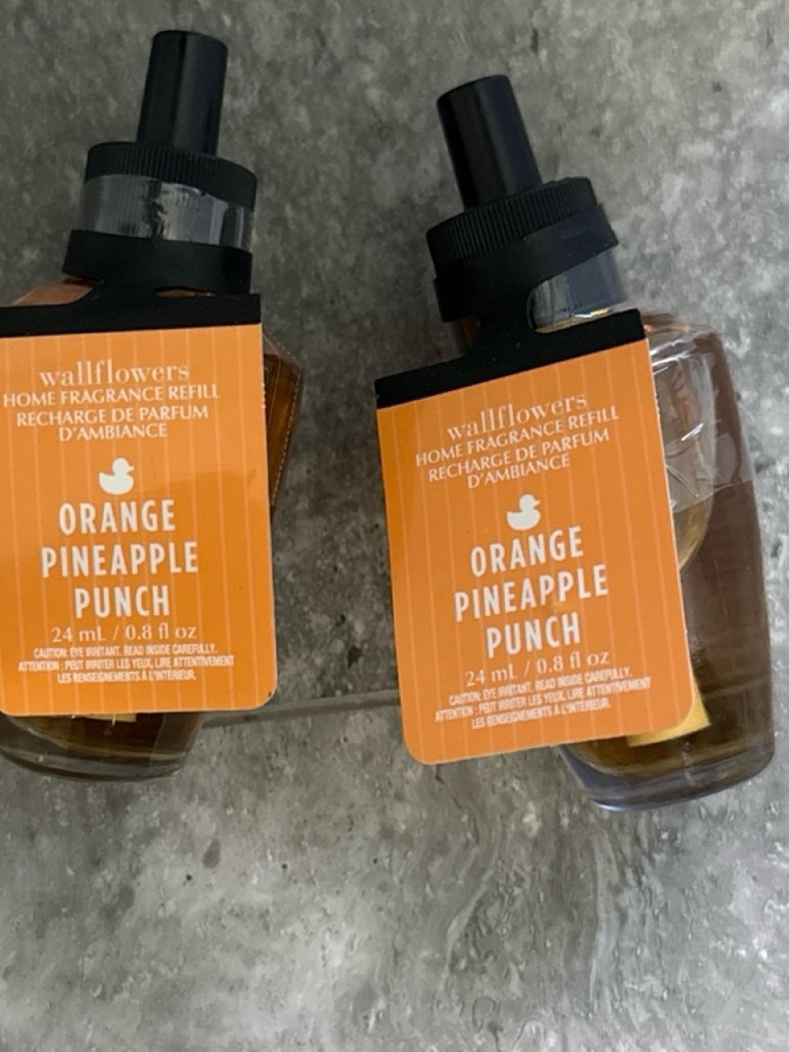 NEW Bath and Body Works 2 wallflower refills Orange Pineapple Punch